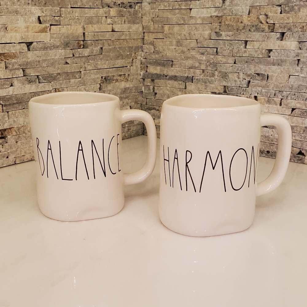 Rae Dunn - set of 2 mugs
